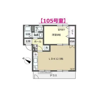 リベルテ21【1階】の間取り