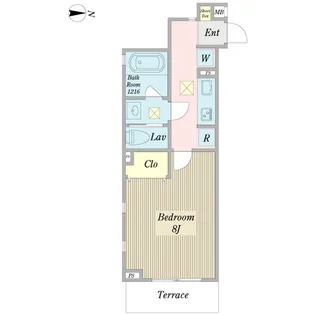 アビデ矢向【1階】の間取り