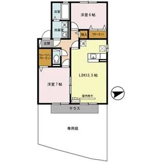 エスペランサ【1階】の間取り