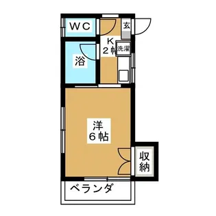 ベルハイム町田【2階】の間取り