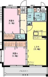 Eins【1階】の間取り