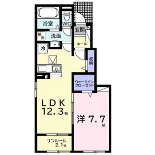 ジリータC【2階】の間取り