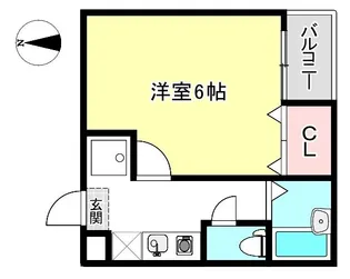 パルティール藤【1階】の間取り