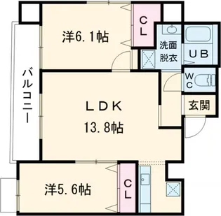 ドミナントヒルズ【2階】の間取り