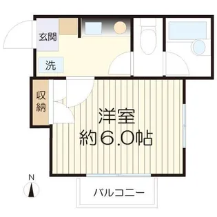 ハイブリッジ三田【1階】の間取り