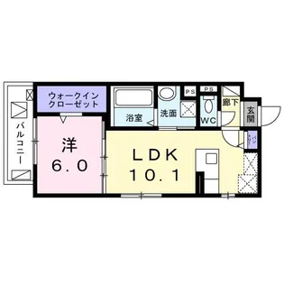 シュガール二子玉川【1階】の間取り