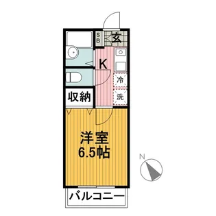 エベン・エゼル【2階】の間取り