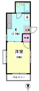 スリーハイム【2階】の間取り