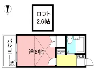 ポンデロッサ南幸町【2階】の間取り
