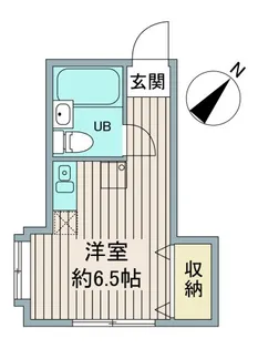 ソレイユ武蔵野【1階】の間取り