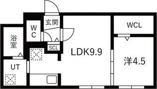 Land Toyohira【1階】の間取り
