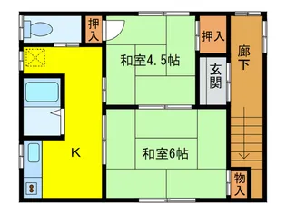 荒谷文化【2階】の間取り