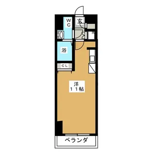 ディアコースト本千葉駅前【5階】の間取り