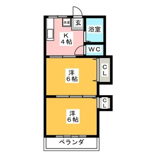 小林コーポ【2階】の間取り