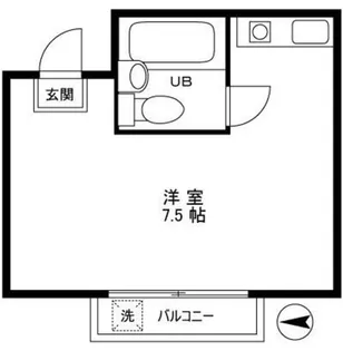 コーポヨコヤマ【2階】の間取り