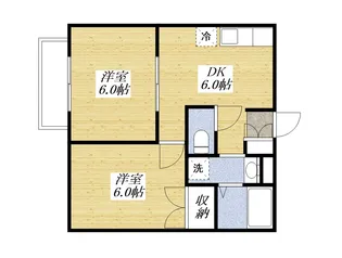 Maison du Bonheur【1階】の間取り