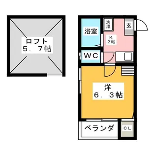 ソフィア【1階】の間取り