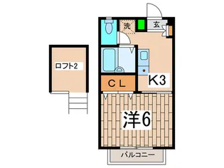 ジュネスII【2階】の間取り