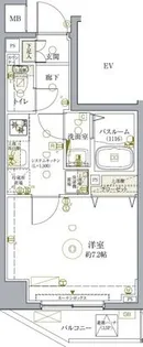 クレヴィスタ亀戸【5階】の間取り