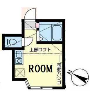 ユナイト中浜バークマン【2階】の間取り