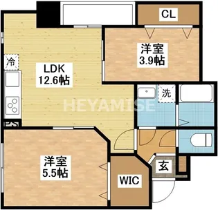 ケイズ・ヴィラ【7階】の間取り