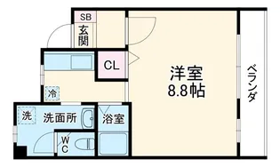 クリビアちくさ【5階】の間取り