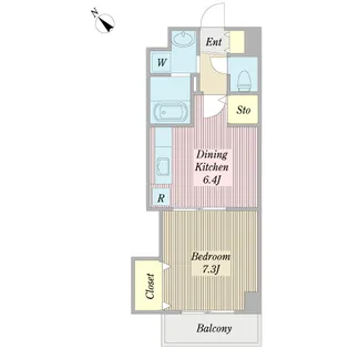 GRAND CHARIOT【6階】の間取り