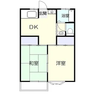サンハイツ柴崎【1階】の間取り