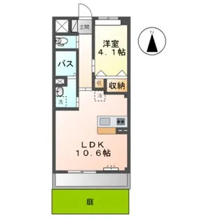 インペリアルシャトー【1階】の間取り