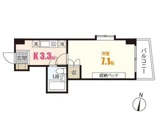 アメニティハイム【4階】の間取り