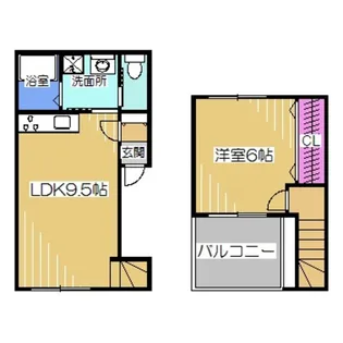 カーサ デ ステラ マリス【2階】の間取り