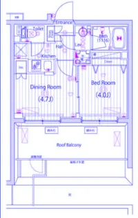 ガーラ・ステーション横浜大口【5階】の間取り