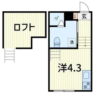 グローレ小岩【1階】の間取り