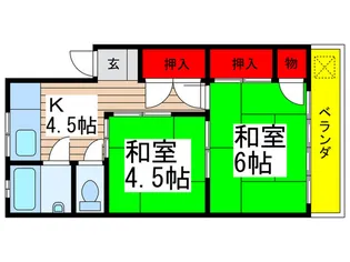 馬耳山荘【3階】の間取り