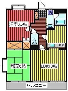 メゾン吉野【2階】の間取り