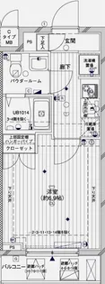メインステージ両国【6階】の間取り