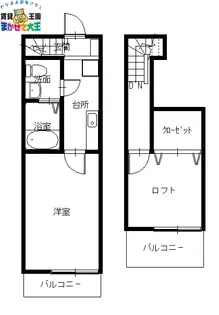 ラグナスイート住吉【1階】の間取り