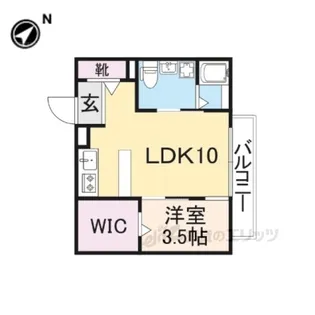 J.Qualior学園前【2階】の間取り
