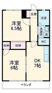 バーディーハイツ【3階】の間取り