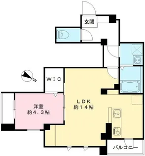 パークビュー世田谷桜丘【2階】の間取り
