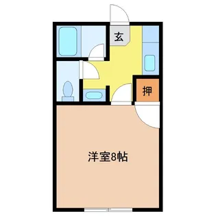 コーポシェトラン【1階】の間取り