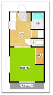 トラスティハイツ【2階】の間取り