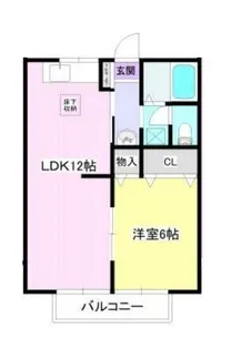 スプルース II【2階】の間取り