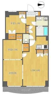 南葛西アゼリアハウス【2階】の間取り