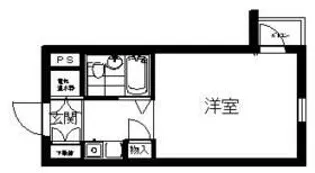 キャッスルマンション川越B【4階】の間取り