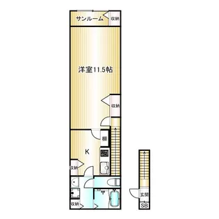 インフィニティパレス【2階】の間取り