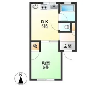 チロルビル【4階】の間取り