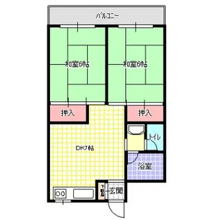 野崎コーポ【3階】の間取り