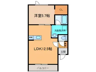 PIATTO(ピアット)【3階】の間取り