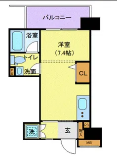 アプレパークス百合ヶ丘【5階】の間取り